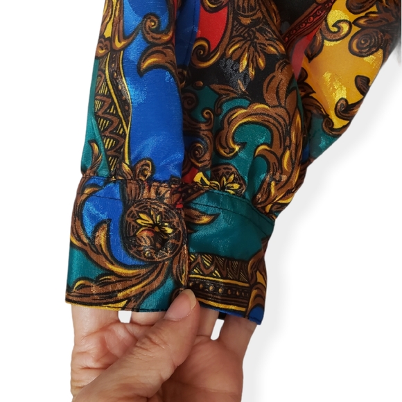 Laura & Jayne Collection Vintage Colorful Blouse - Picture 7 of 11